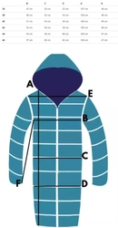 Płaszcz damski przejściowy kaptur oversize