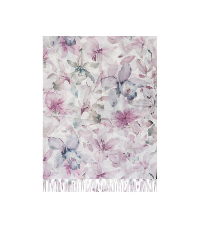 Women's floral pattern scarf 180x70
