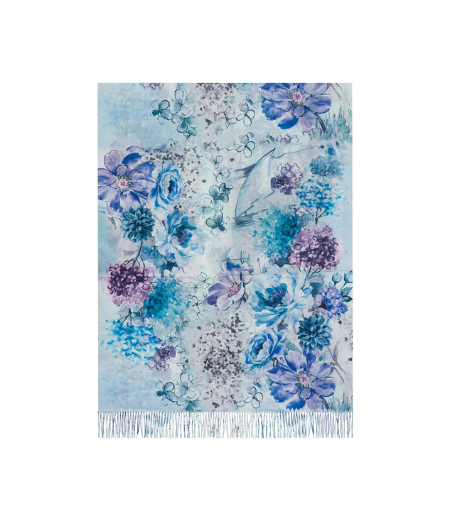 Women's floral pattern scarf 180x70