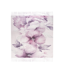 Women's scarf with floral pattern 100x100