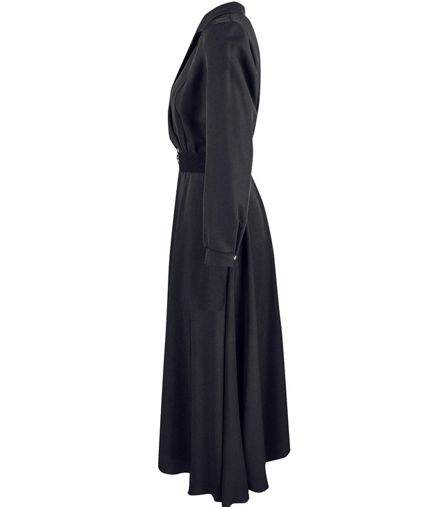 Elegant dress Beautiful with belt Envelope neckline LUNA