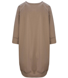 Sukienka bluza dresowa BASIC z falbanką
