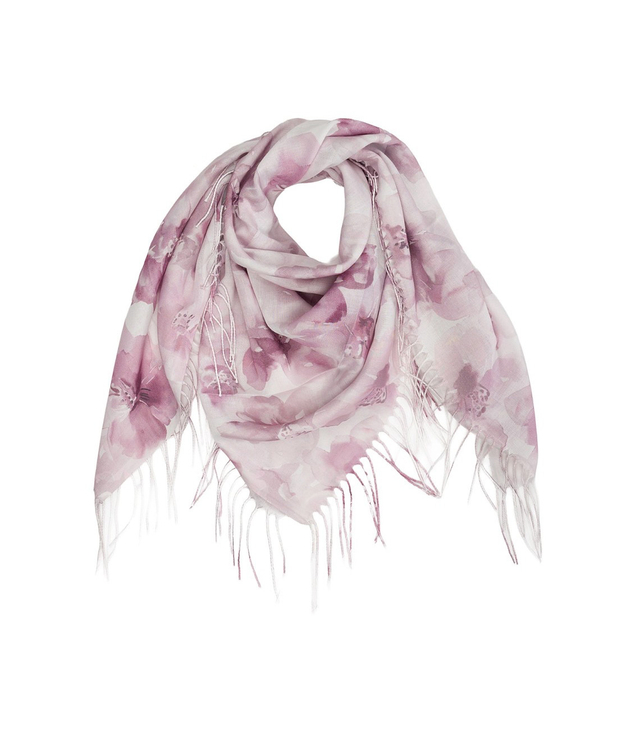 Women's floral pattern scarf 180x70