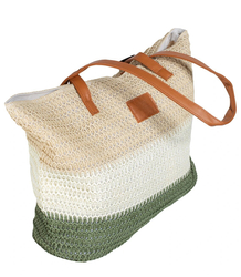 Mega large summer beach bag, braided, 3 colors