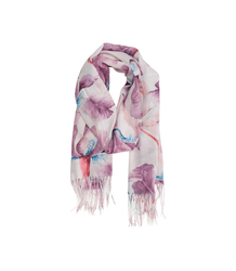 Women's floral pattern scarf 180x70