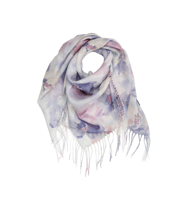 Women's floral pattern scarf 180x70