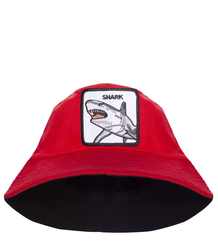 Reversible BUCKET HAT shark embroidery