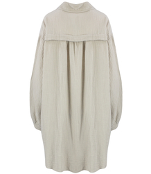 TRINA long, loose muslin shirt