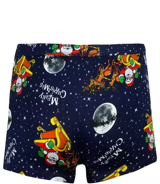 Men's Christmas boxers with Santa Claus