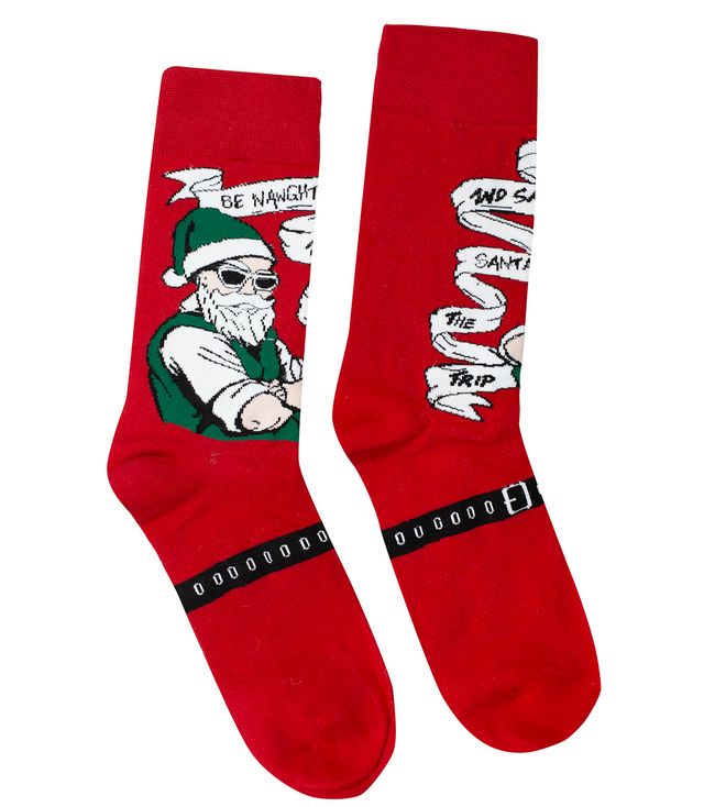 Men's Christmas socks - winter, warm, Christmas patterns