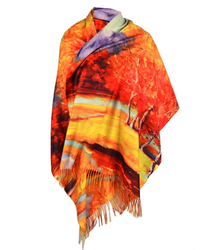 Soft large double-sided scarf PATTERNS