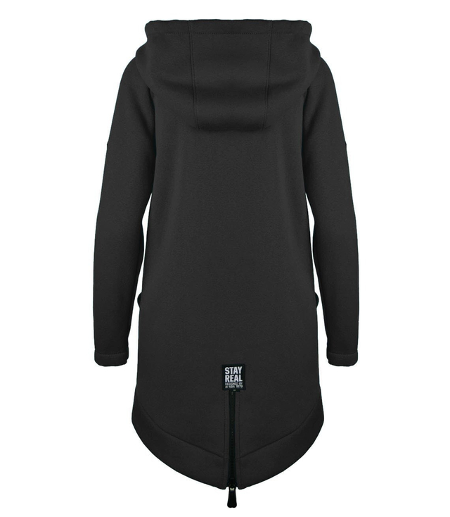 Designer long parka sweatshirt thick warm