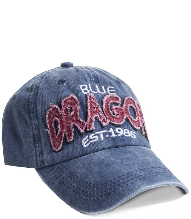 BLUE DRAGON Bejsbolówka czapka daszek DESTROYED