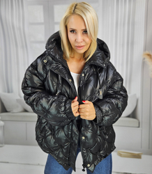 Women's quilted insulated transitional jacket with hood JULIET