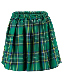 Szorty damskie spódnico spodenki w kratkę Elegancka plus size IZA