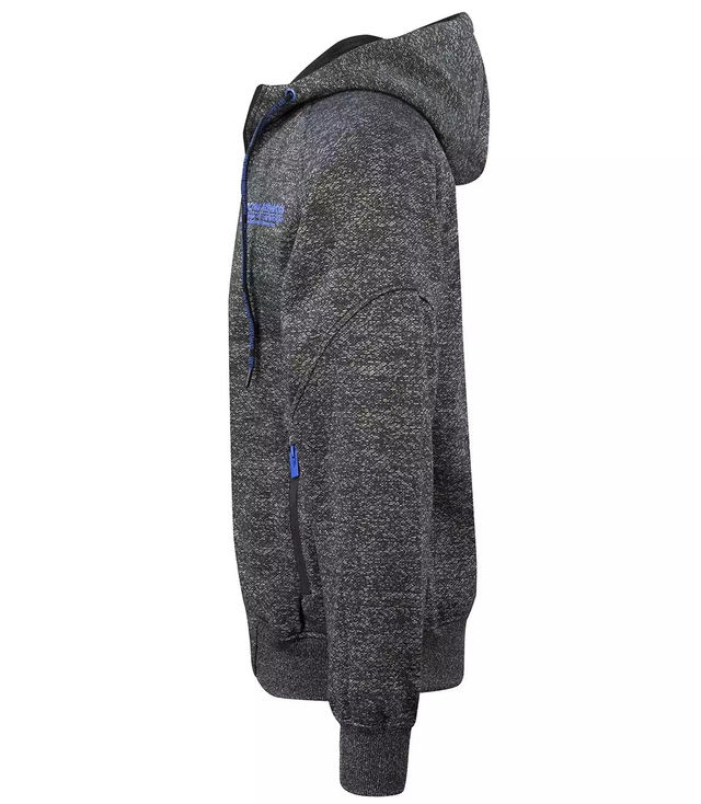 SZARA Luźna bluza z kołnierzem i suwakiem