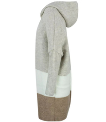 Thick cardigan sweater bat with wool POLA