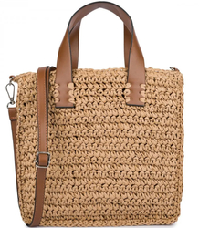 Summer bag shoulder shopper bag braided 