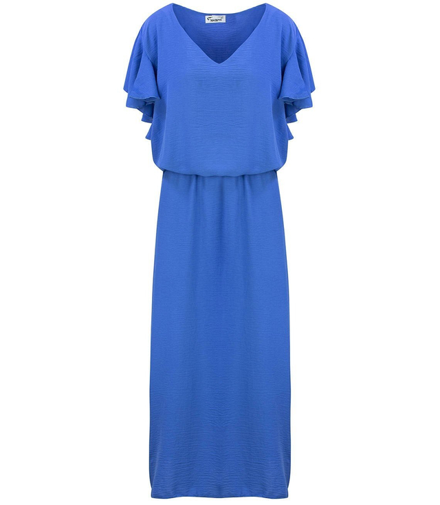 Airy MAXI dress with an elastic waistband