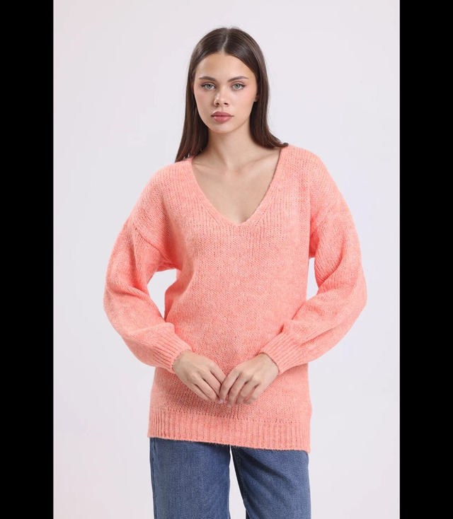 Warm, fashionable, loose women's sweater MATYLDA