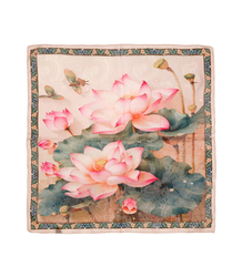 Elegancka kobieca chusta z obłędnym wzorem 70x70