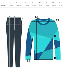 Tracksuit, pants, sweatshirt, one-color set