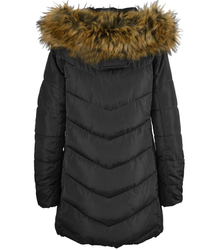 Fashionable longer women's winter jacket