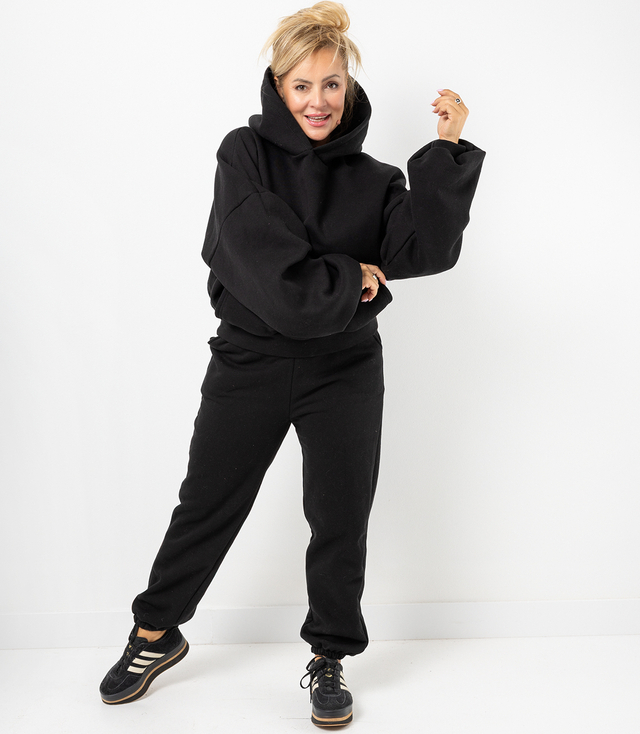 Warm thick tracksuit set sweatshirt + pants STELLA