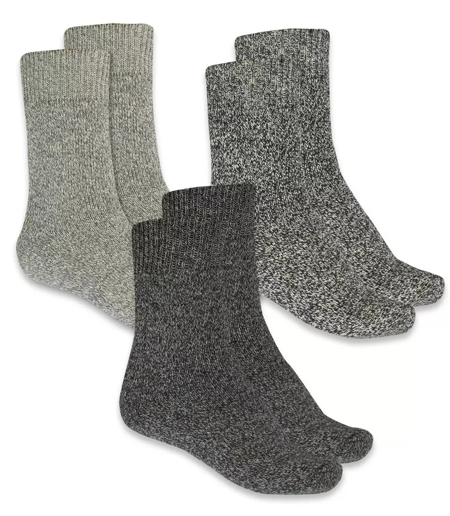 Universal warm wool socks 3-pack set
