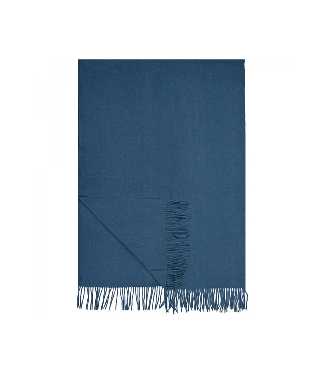 Scarf Thick scarf tassels single color warm soft 200x70 cm