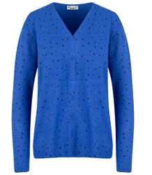 Classic dotted cardigan sweater NELA