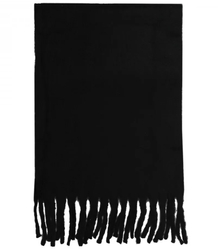 Scarf Thick scarf tassels single color warm soft 180x45 cm