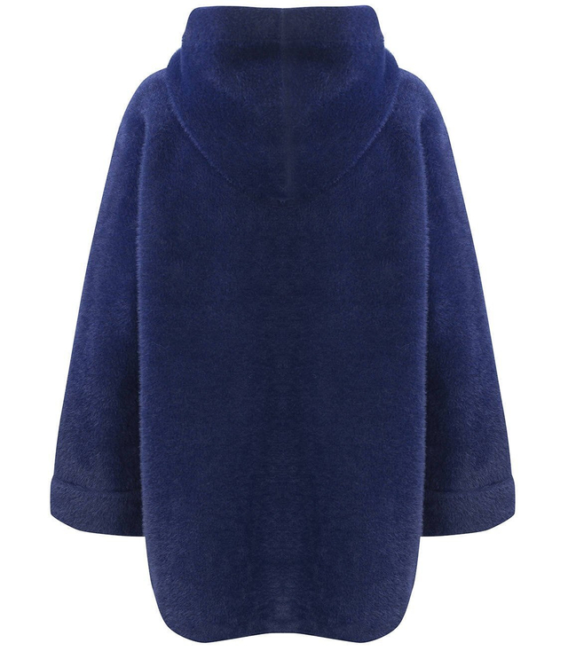 ALPAKA kurtka WEŁNA z kapturem PŁASZCZ