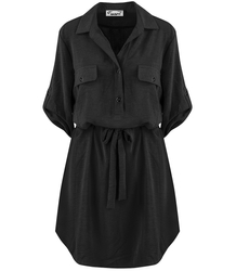 Basic midi tunic shirt dress plus size MARIBEL