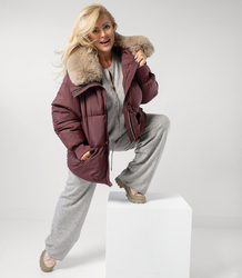 IRMA winter bomber jacket with detachable sheepskin jacket