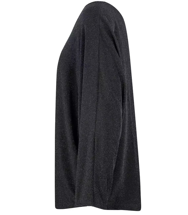 Sweater blouse OVERSIZE brocade gloss