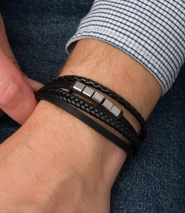 Men's bracelets perfect for a gift braided