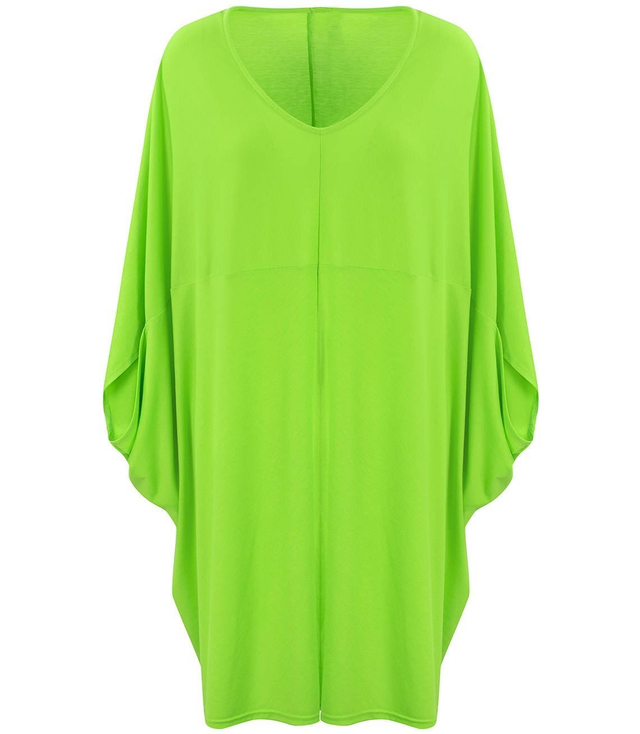 Tunic dress oversize bat colors