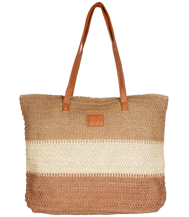 Mega large summer beach bag, braided, 3 colors