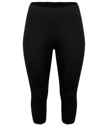 Classic 3/4 plus size seamless leggings