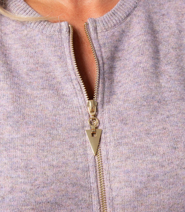LIVIA melange knit cardigan pullover cardigan