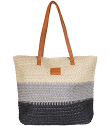 Mega large summer beach bag, braided, 3 colors