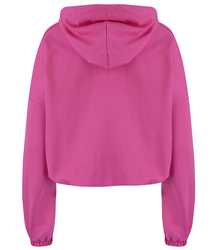 Women's thin, one-color basic sweatshirt with hood JULIA