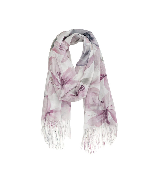 Women's floral pattern scarf 180x70