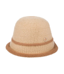 Women's hat cloche patch flower