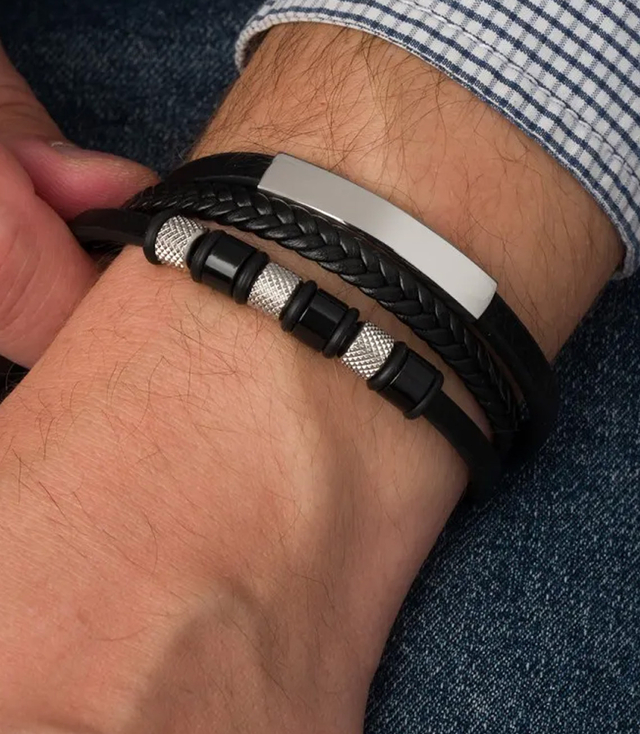 Men's bracelets perfect for a gift braided