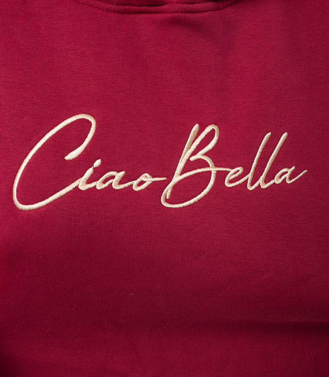 Women's warm hoodie CIAO BELLA