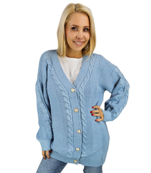 Warm, fashionable, loose women's sweater MATYLDA