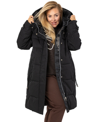 Long winter quilted coat SUZANA warm jacket PLUS SIZE