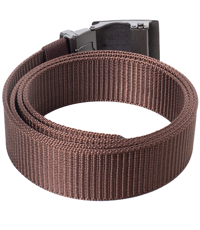 Universal men's belt 120/3.5 cm Metal clip buckle